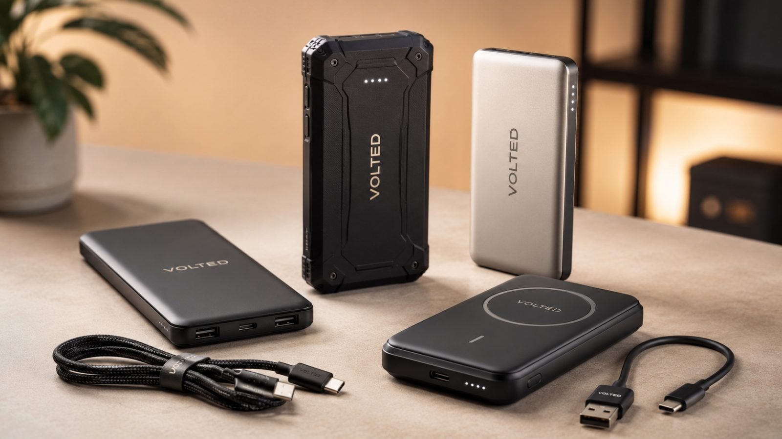 Custom printed power banks with logo