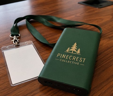 Customized power banks for conferences and trade shows