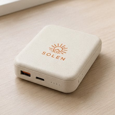 High-Capacity Power Bank with custom branding
